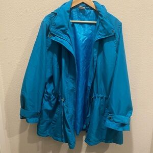 Women's Blue Windbreaker Jacket